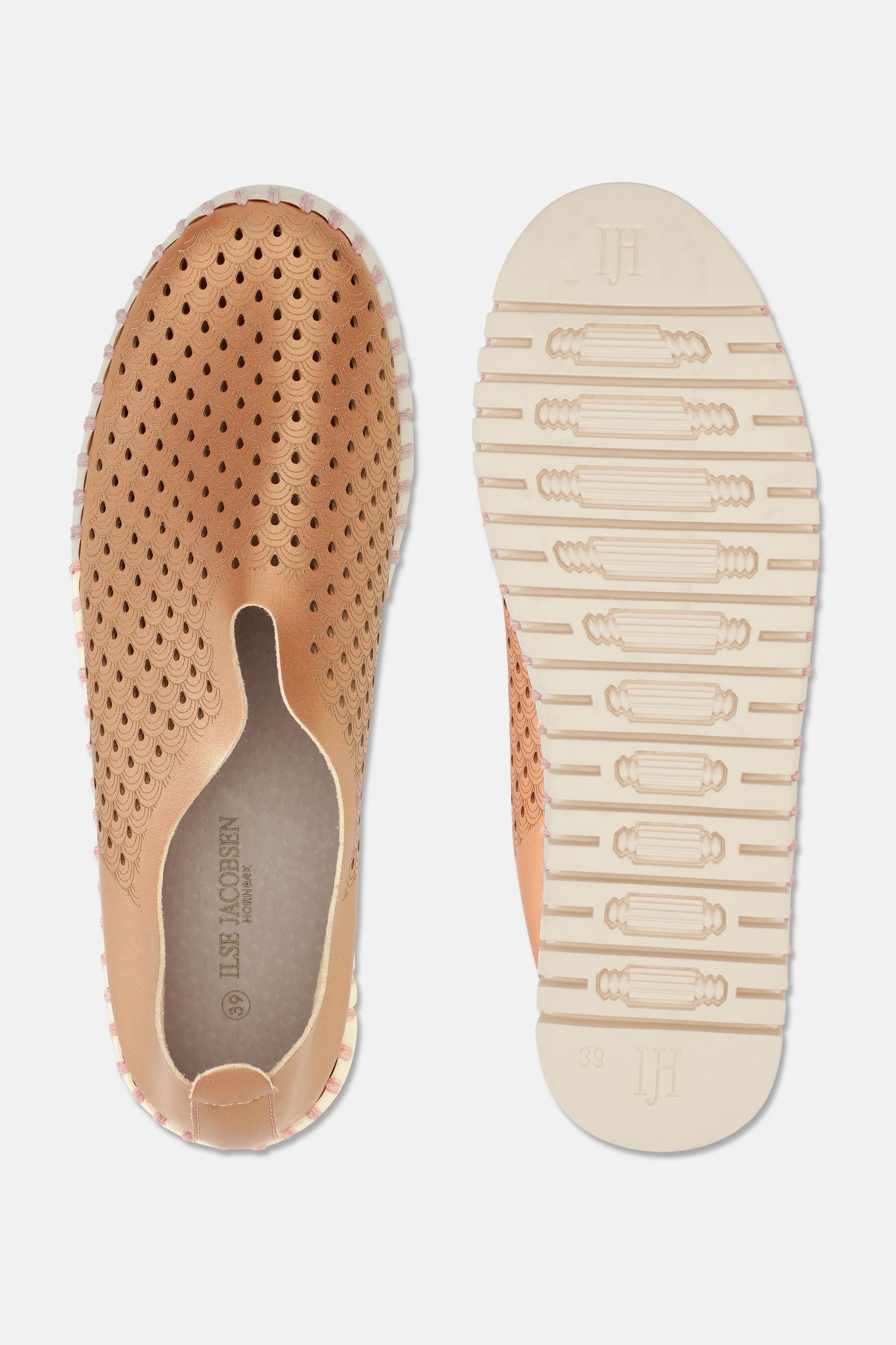 Tulip Skor Metallic - Rose Gold